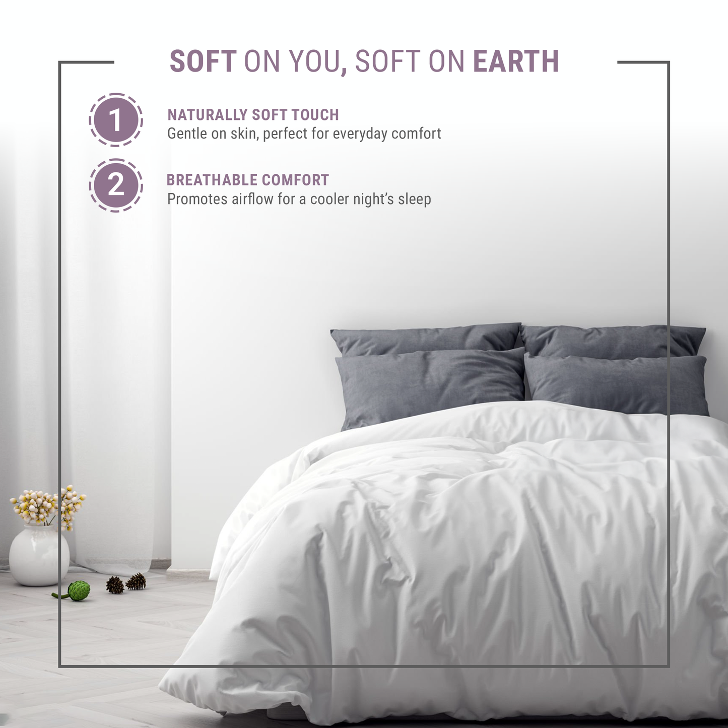 SnugThreads 15 Tog Poly Cotton Duvet – Extra Warm Winter Quilt