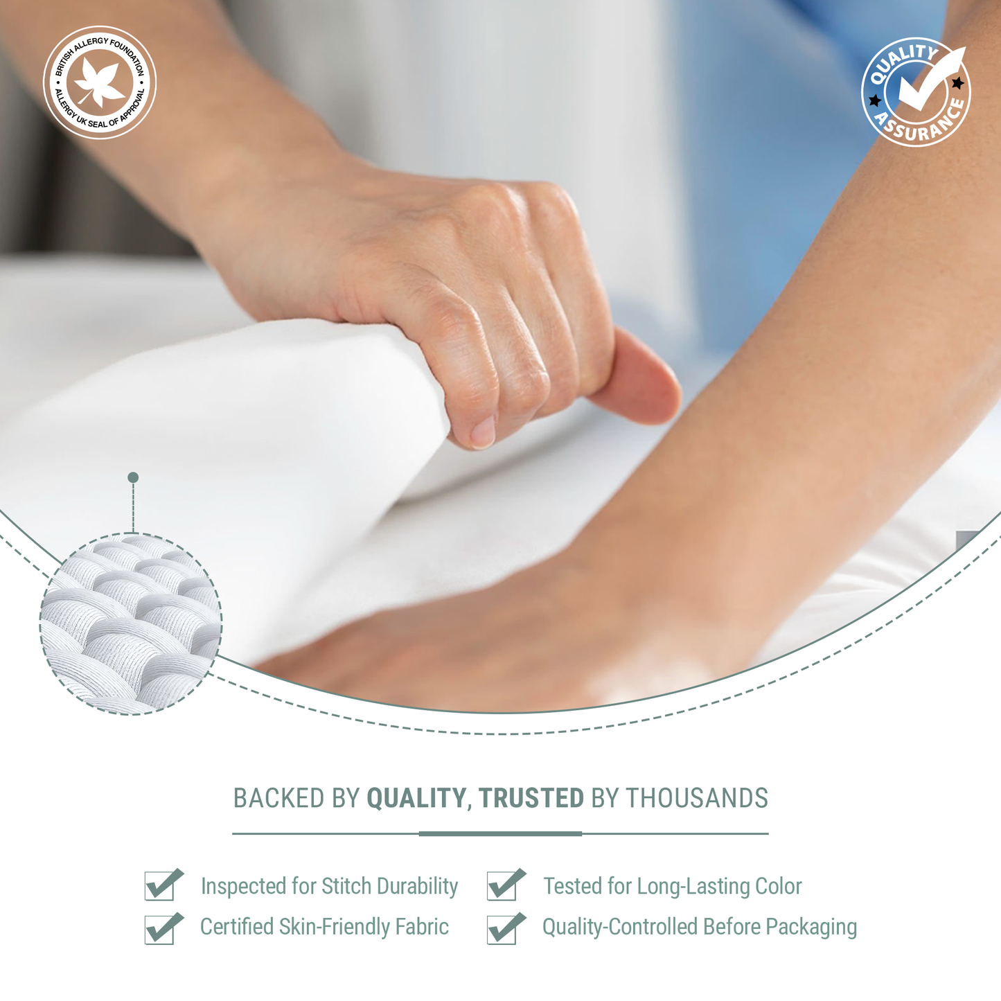 SnugThreads 2.5 Tog Poly Cotton Duvet – Summer Duvet