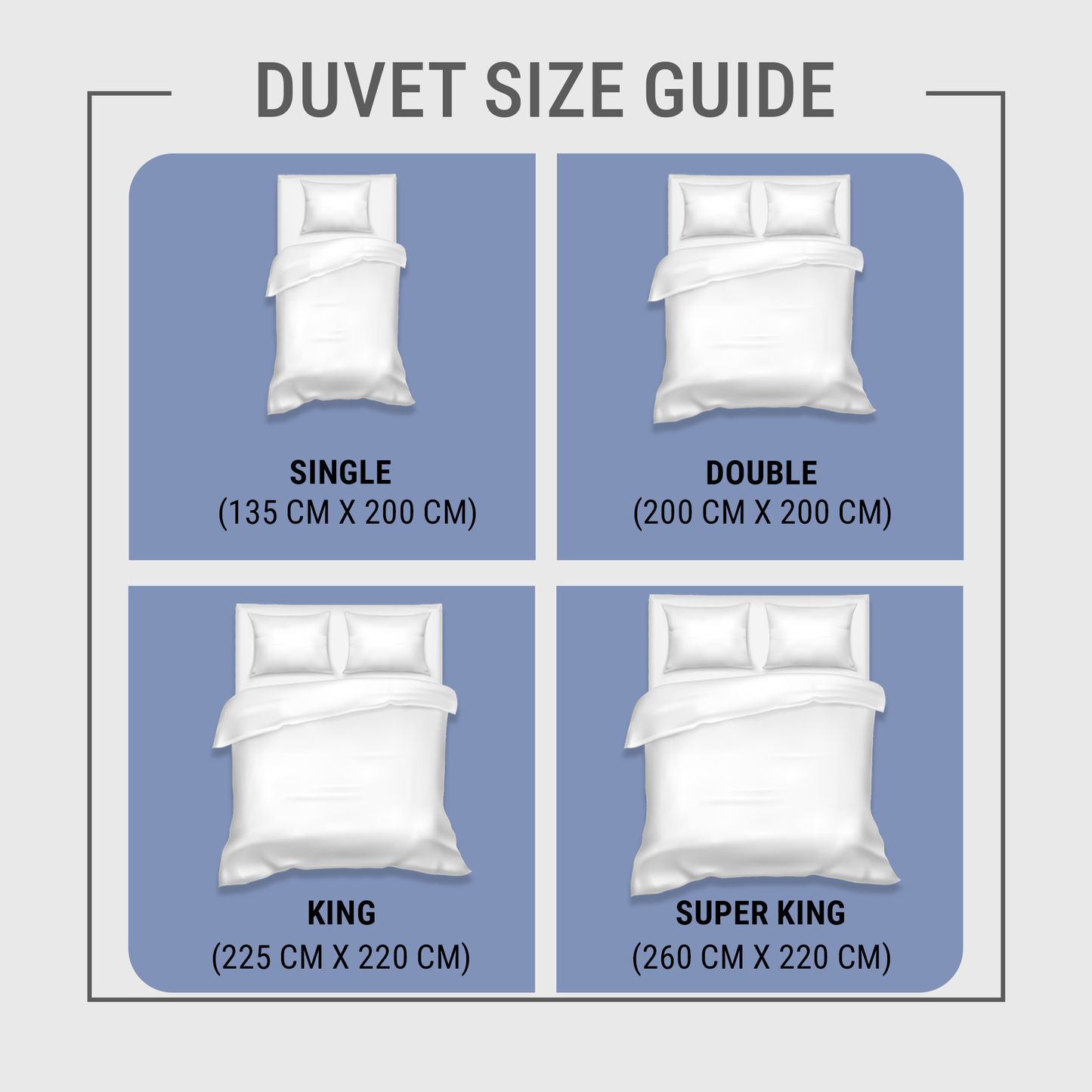 SnugThreads 13.5 Tog Poly Cotton Duvet – Warm Winter Quilt