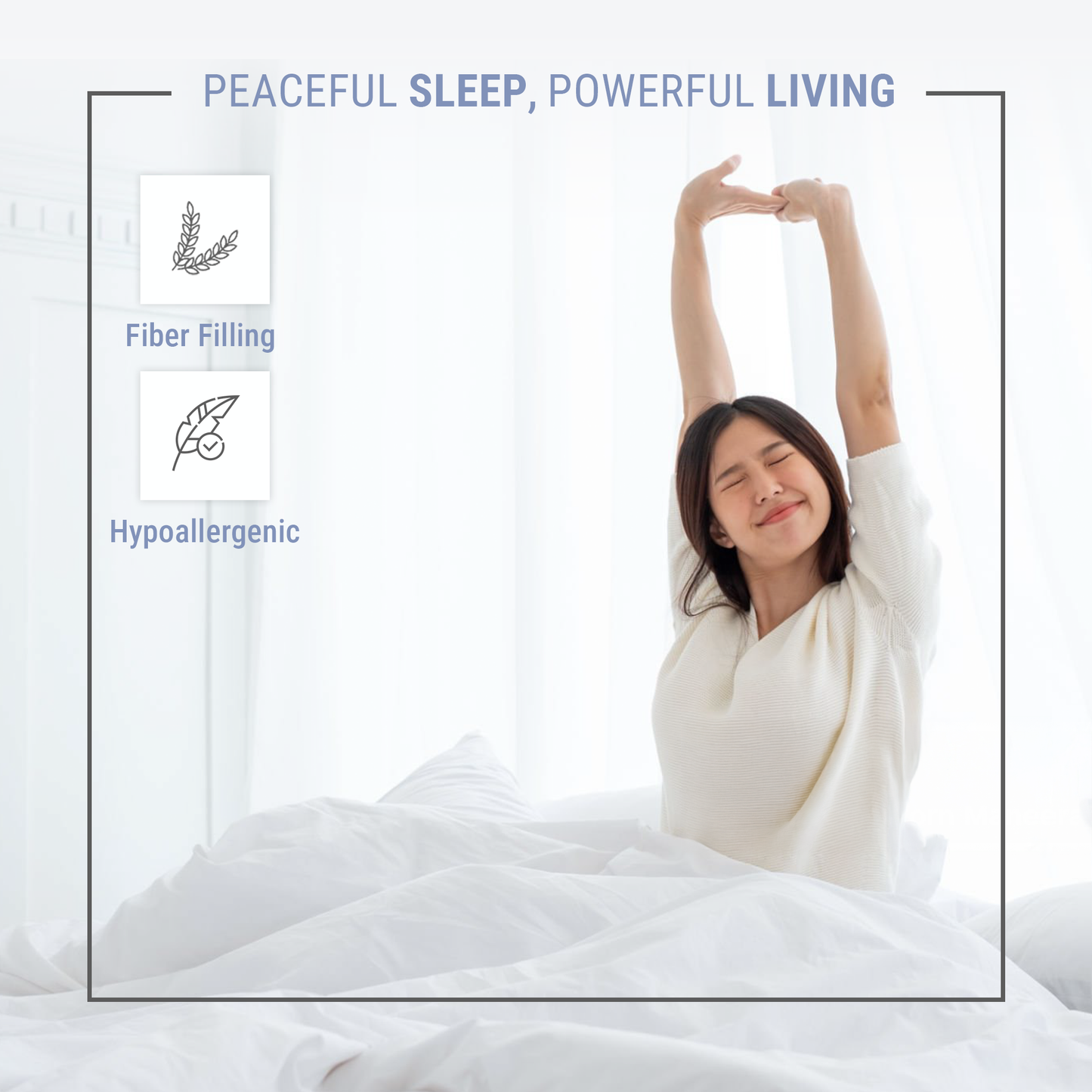 SnugThreads 13.5 Tog Poly Cotton Duvet – Warm Winter Quilt