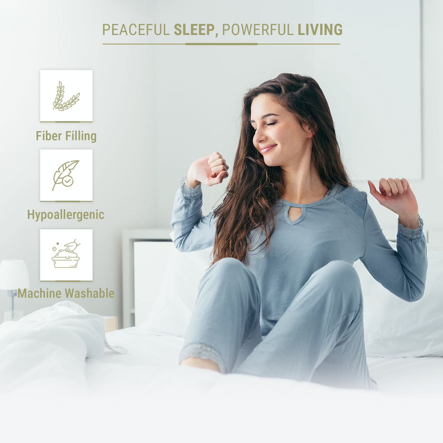 SnugThreads 4.5 Tog Poly Cotton Duvet – Summer Duvet