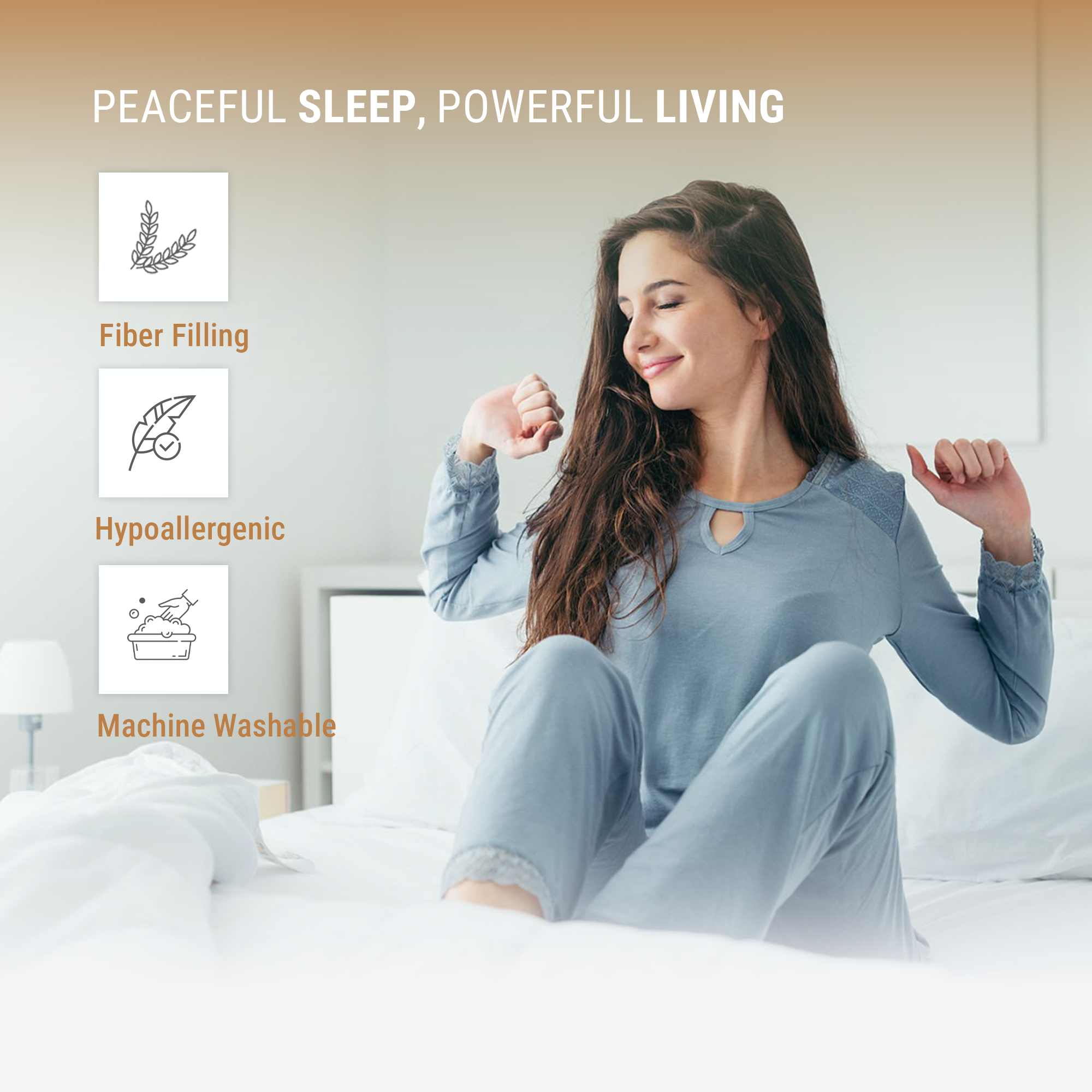 SnugThreads 10.5 Tog Poly Cotton Duvet – All Year Duvet