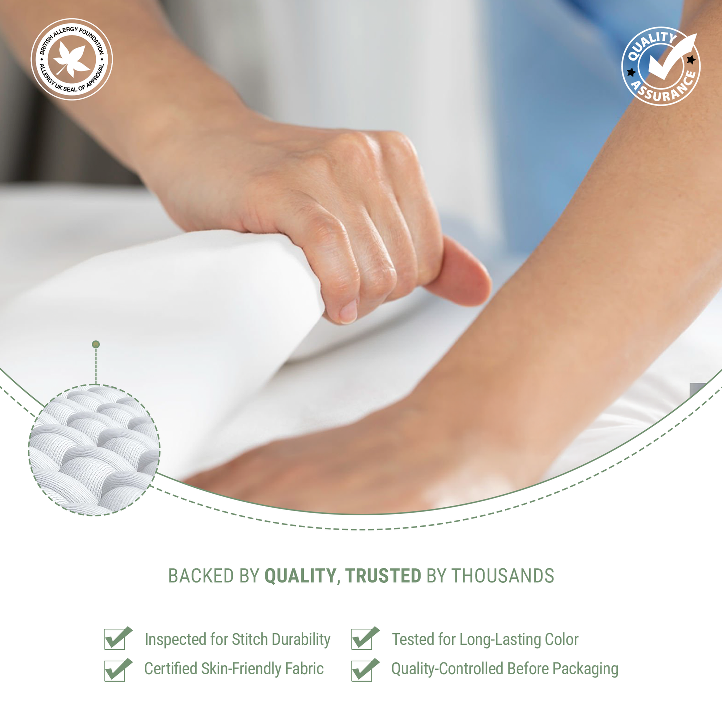 SnugThreads 7.5 Tog Poly Cotton Duvet – All Year Duvet