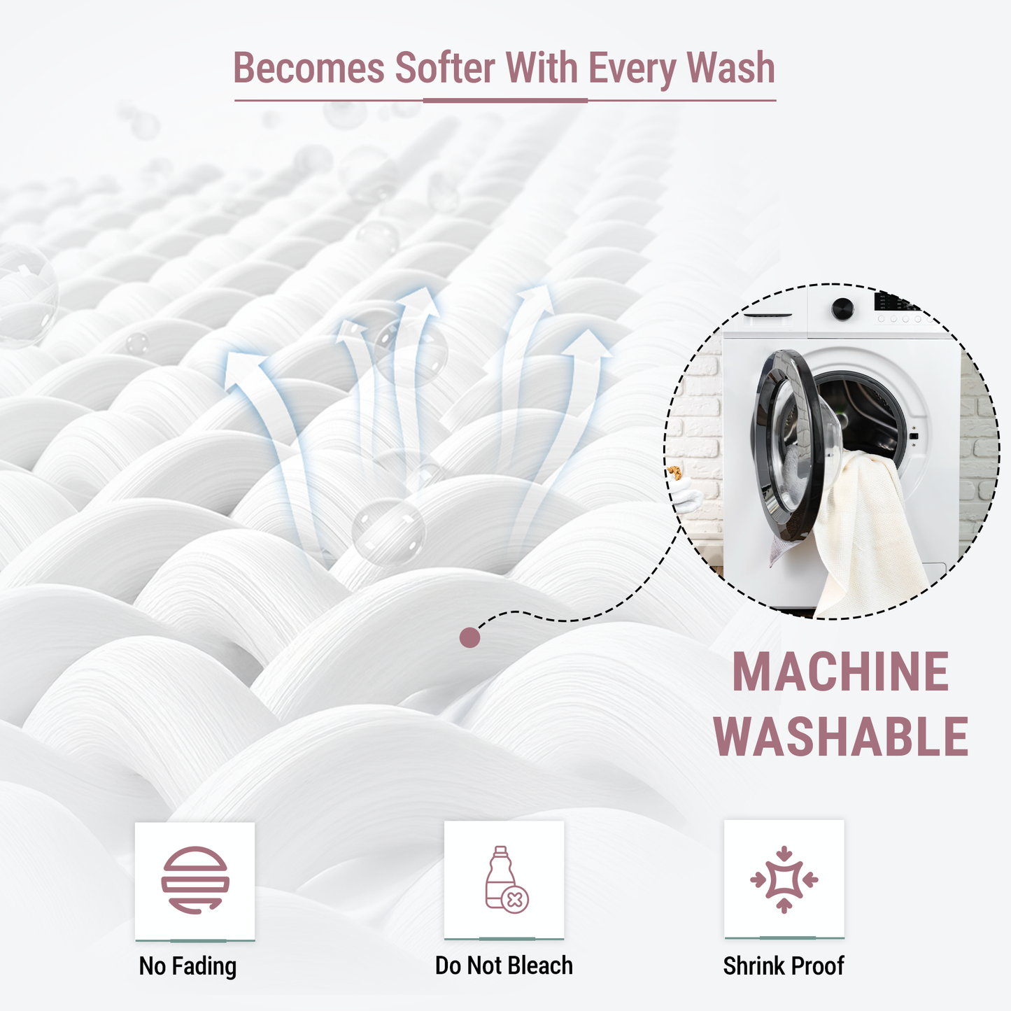 SnugThreads 2.5 Tog Poly Propylene Duvet – Summer Duvet - Lightweight Cooling Quilt