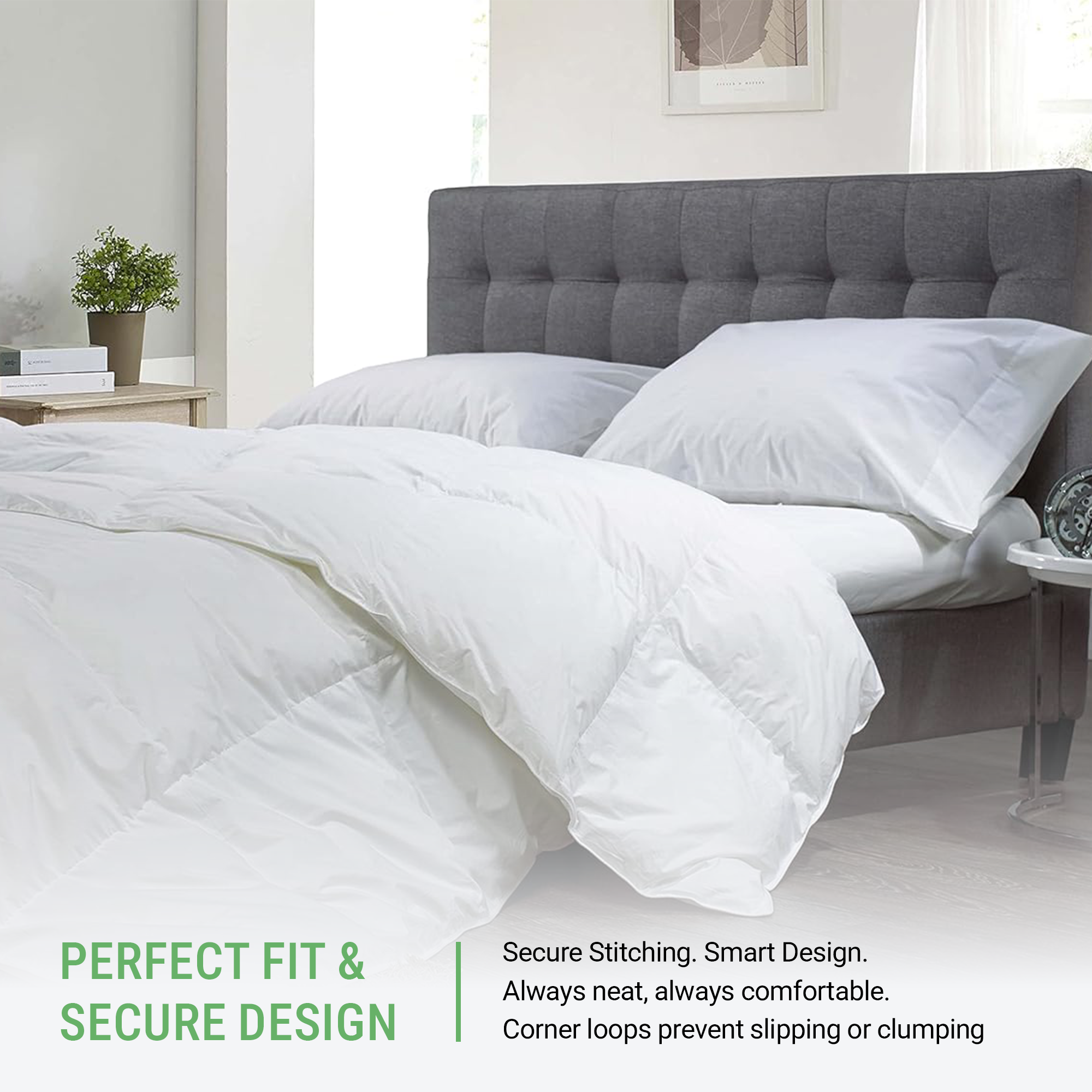 SnugThreads 13.5 Tog Poly Propylene Duvet – Winter Warm Duvet - Hypoallergenic Breathable Quilt