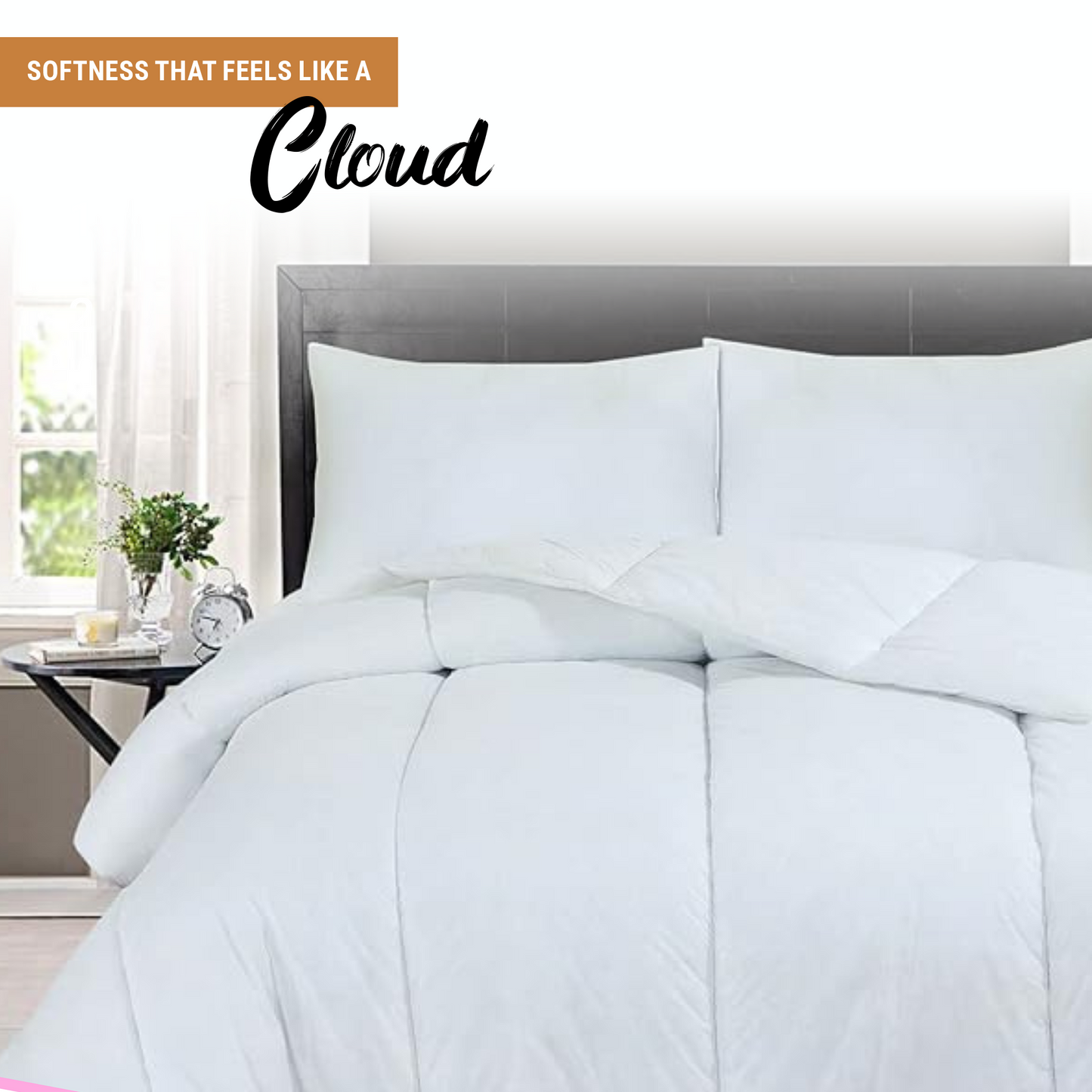 SnugThreads 9.0 Tog Poly Propylene Duvet – All Year Duvet - Lightweight Breathable Quilt