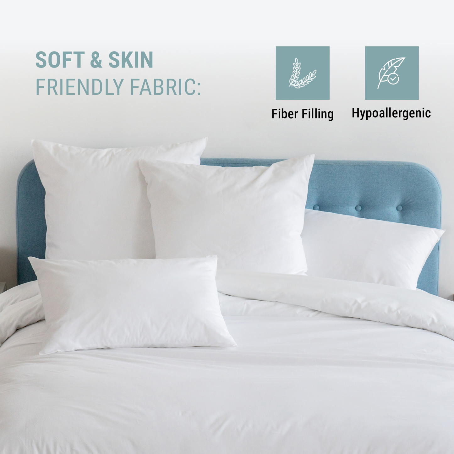 SnugThreads 4.5 Tog Poly Propylene Duvet – Summer Duvet - Lightweight Cooling Quilt