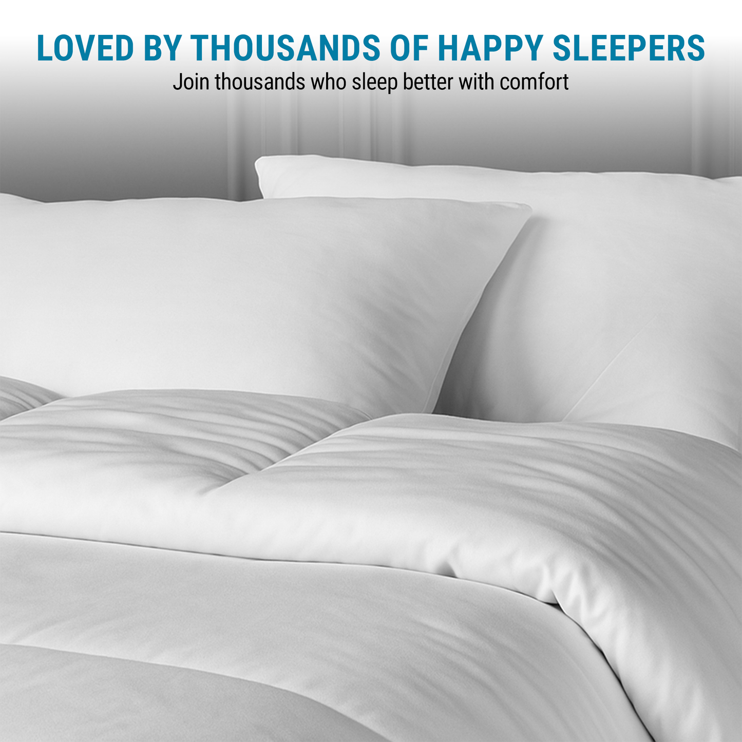 SnugThreads Premium Bounce Back Poly Cotton Pillows