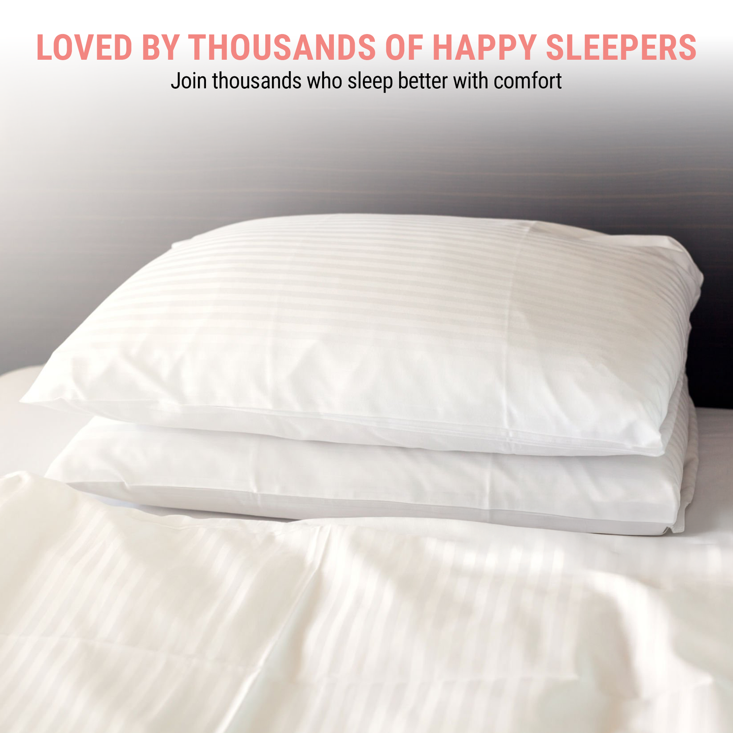 SnugThreads Premium Satin Stripe  Pillows