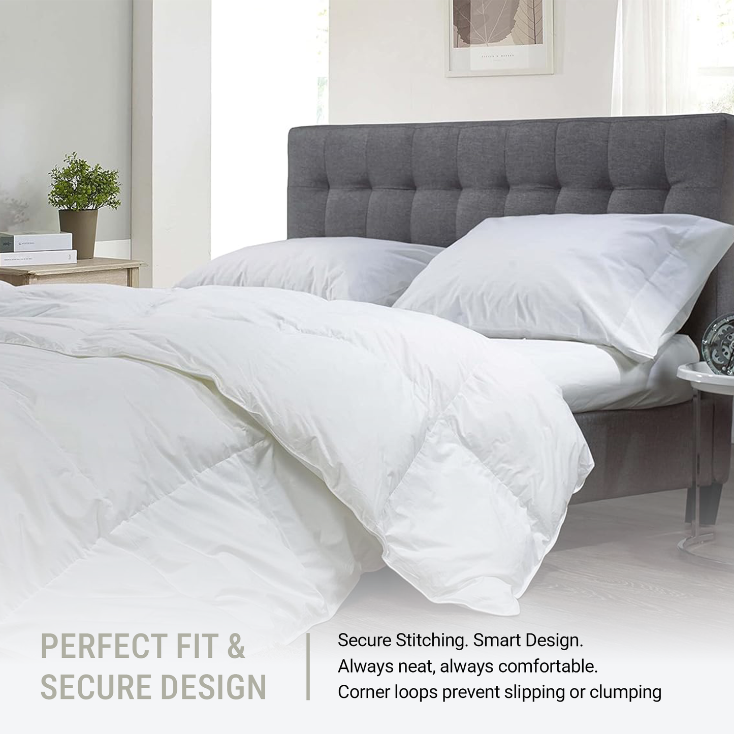 SnugThreads 15 Tog Poly Propylene Duvet – Very Warm Winter Duvet - Hypoallergenic Breathable Quilt