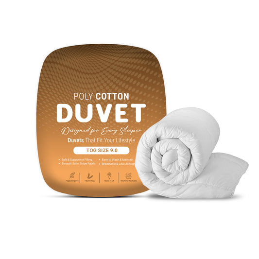 SnugThreads 9.0 Tog Poly Cotton Duvet – All Year Duvet