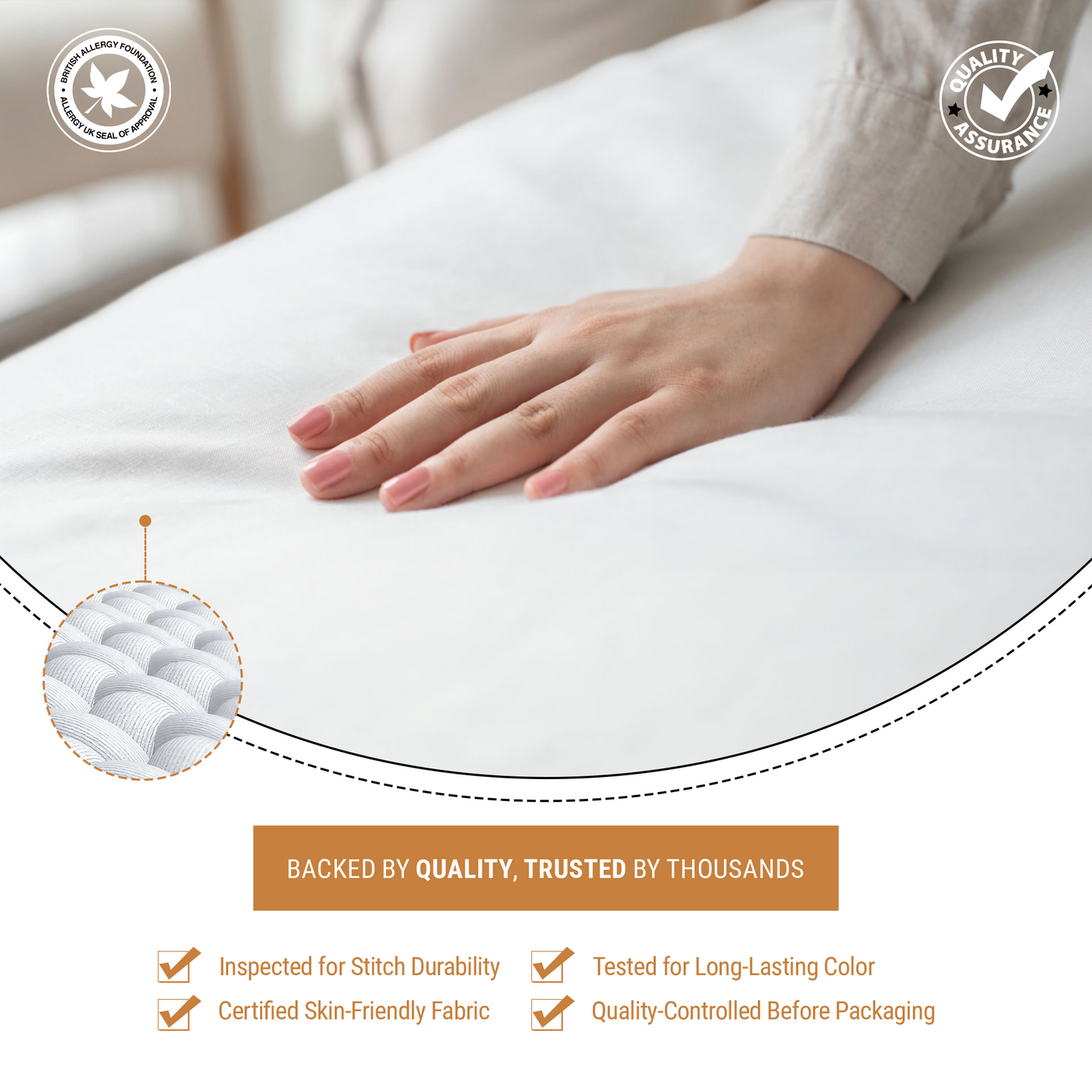 SnugThreads 9.0 Tog Poly Propylene Duvet – All Year Duvet - Lightweight Breathable Quilt